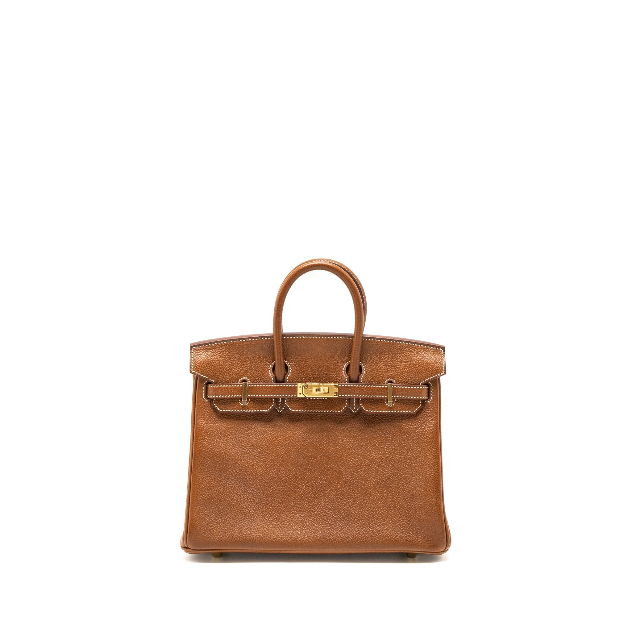 HERMES BIRKIN 25 BARENIA FAUBOURG 34 FAUVE GHW