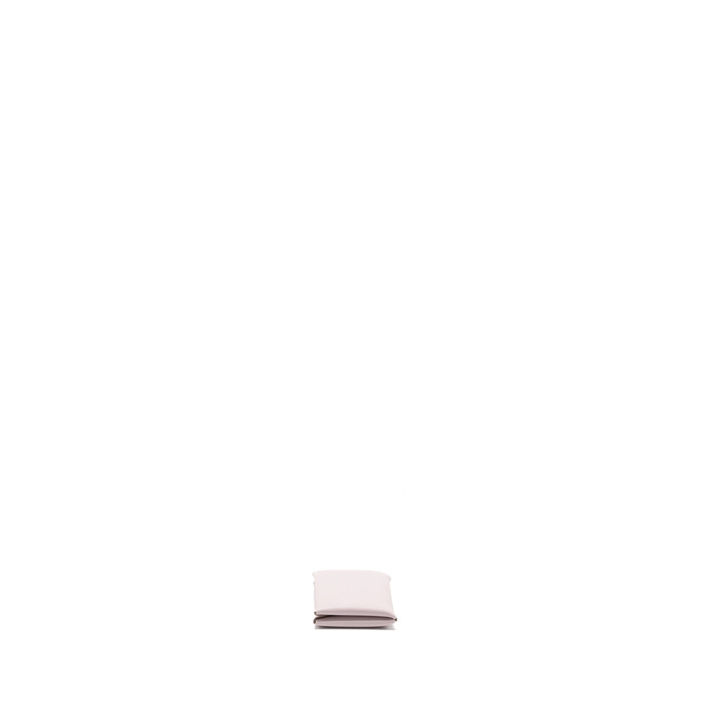 HERMES CALVI CARD HOLDER EVERCOLOR MAUVE PALE SHW