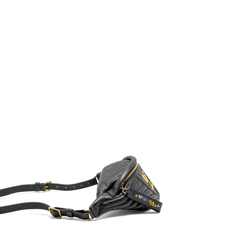 LOUIS VUITTON NEW WAVE BUMBAG CALFSKIN BLACK GHW