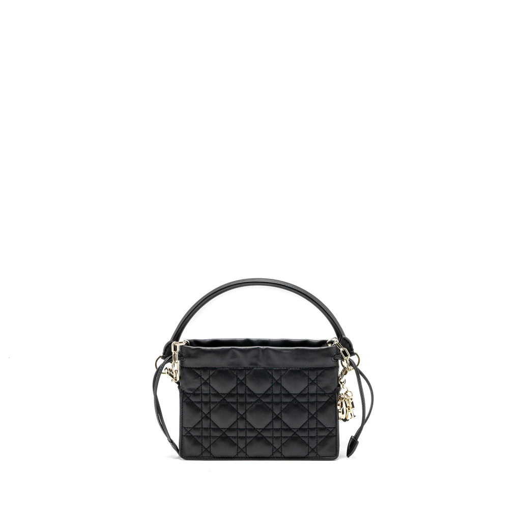 DIOR MILLY CROSSBODY BAG LAMBSKIN BLACK LGHW
