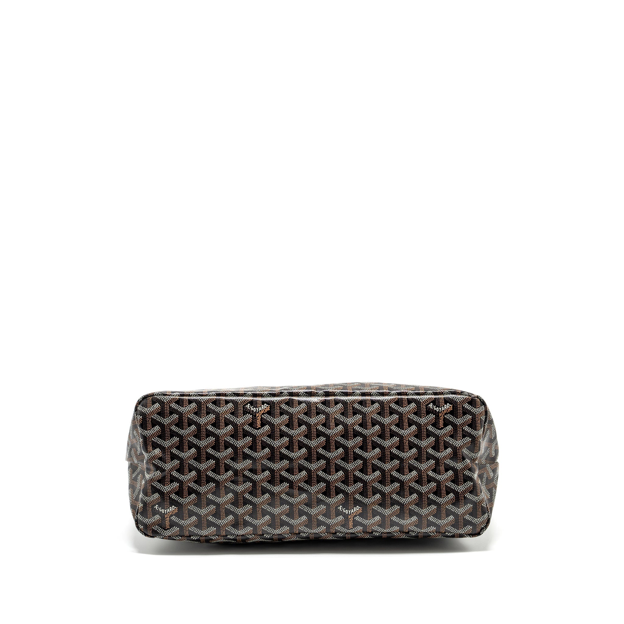 GOYARD BOHEME HOBO BAG GOYARDLINE CANVAS / CALFSKIN BLACK SHW