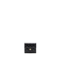 CHANEL CLASSIC SMALL COMPACT WALLET CAVIAR BLACK GHW (MICROCHIP)