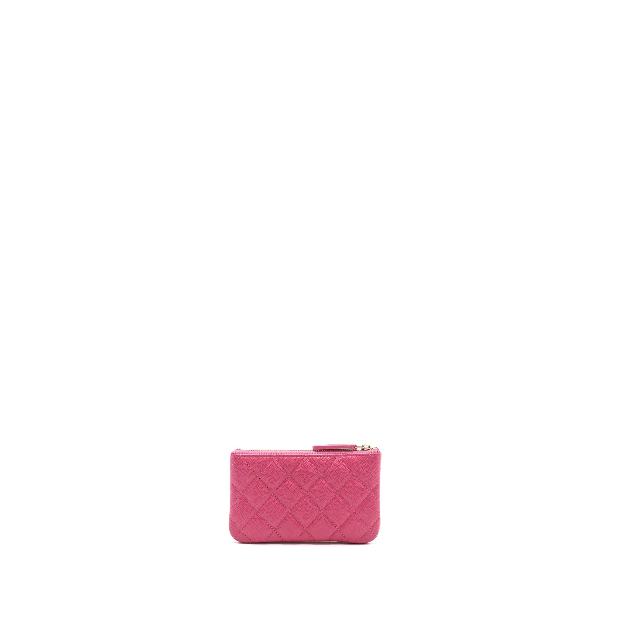 CHANEL ZIPPY POUCH CAVIAR PINK LGHW