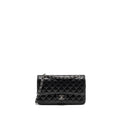 CHANEL MEDIUM CLASSIC DOUBLE FLAP BAG CAVIAR BLACK SHW (MICROCHIP)