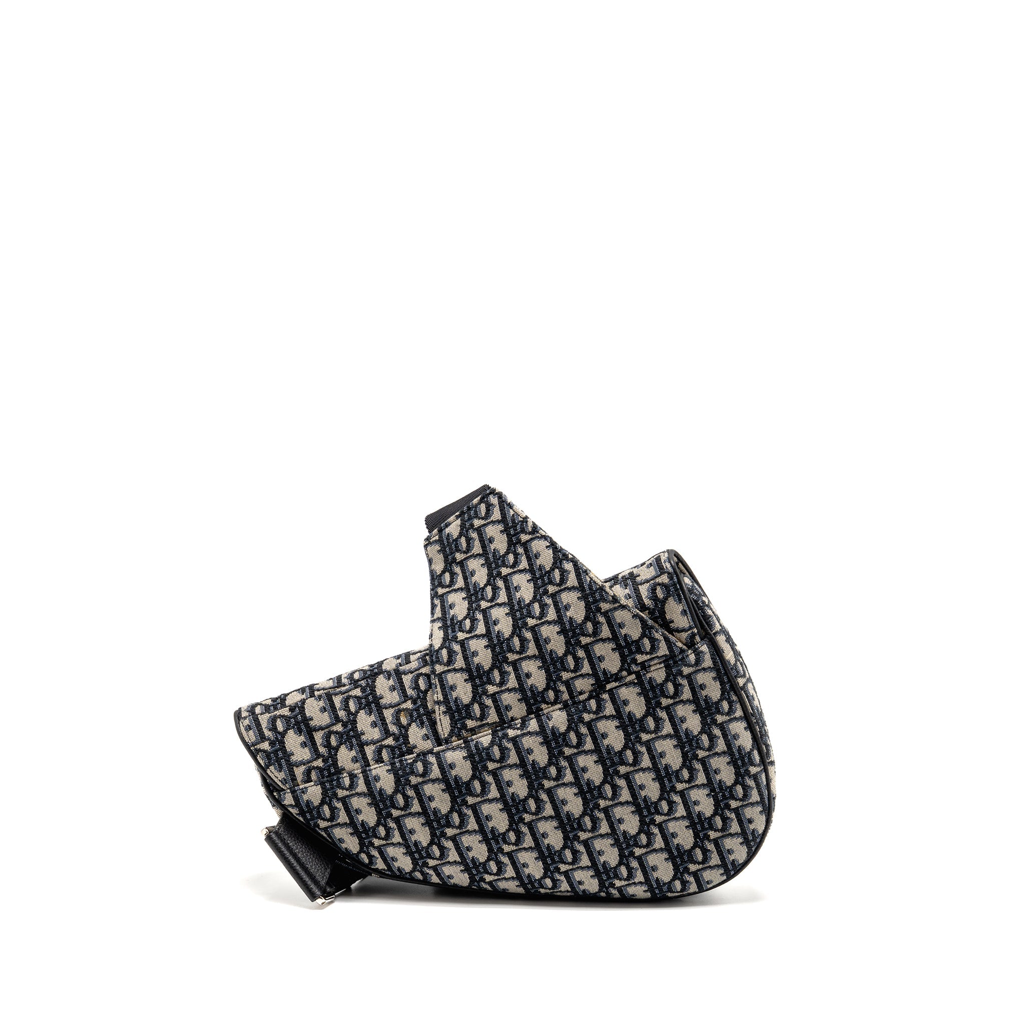 DIOR HOMME SADDLE BAG OBLIQUE JACQUARD MULTICOLOURED HARDWARE