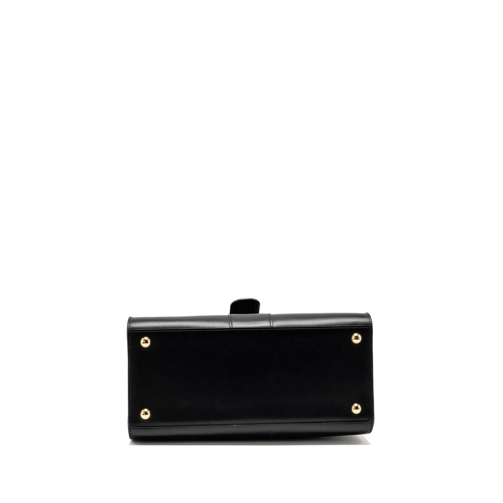 DELVAUX BRILLIANT MM CALFSKIN BLACK GHW