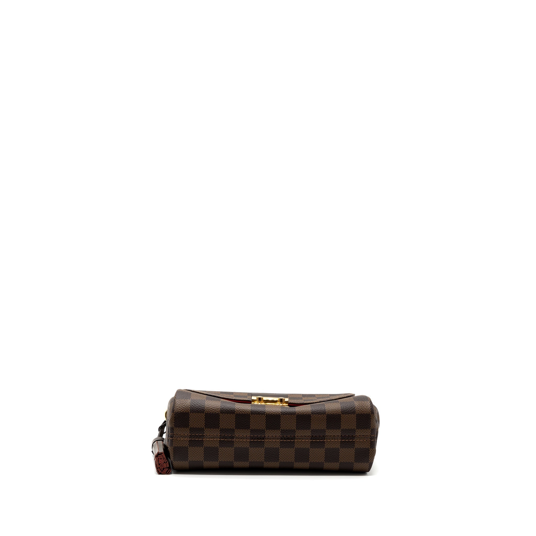 LOUIS VUITTON CROISETTE DAMIER EBENE CANVAS GHW