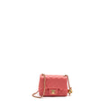 CHANEL PEARL CRUSH MINI SQUARE FLAP BAG LAMBSKIN PINK GHW