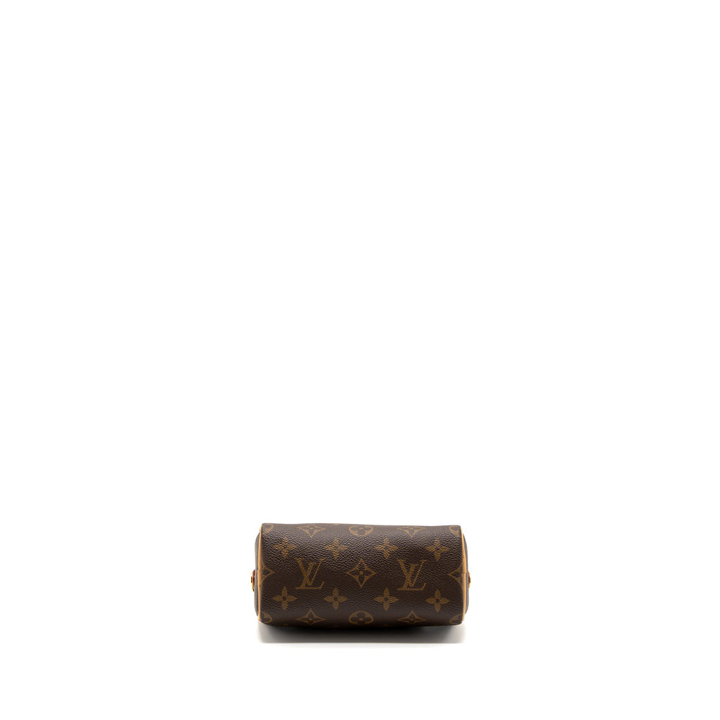 LOUIS VUITTON NANO SPEEDY MONOGRAM CANVAS GHW