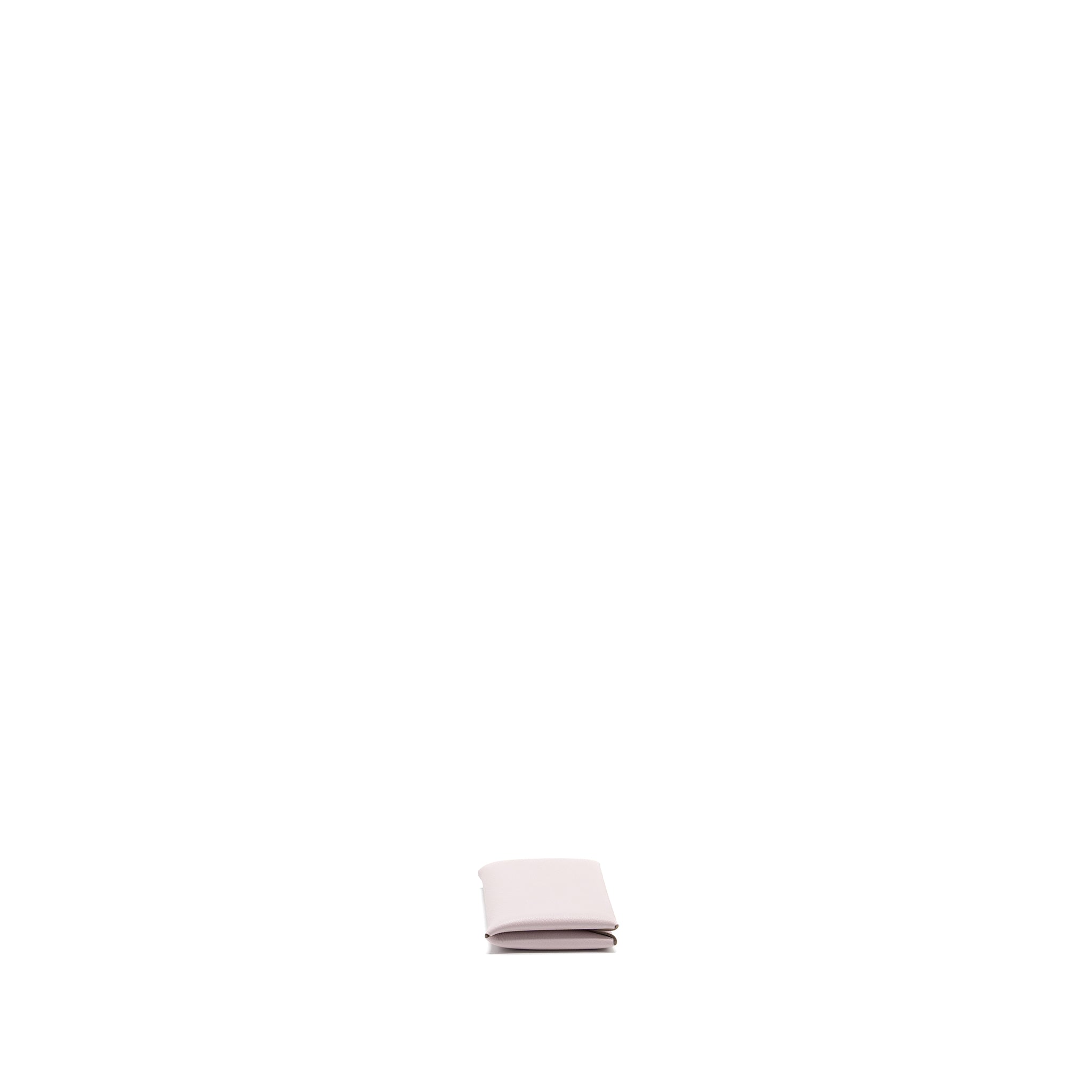HERMES CALVI CARD HOLDER EVERCOLOR MAUVE PALE SHW