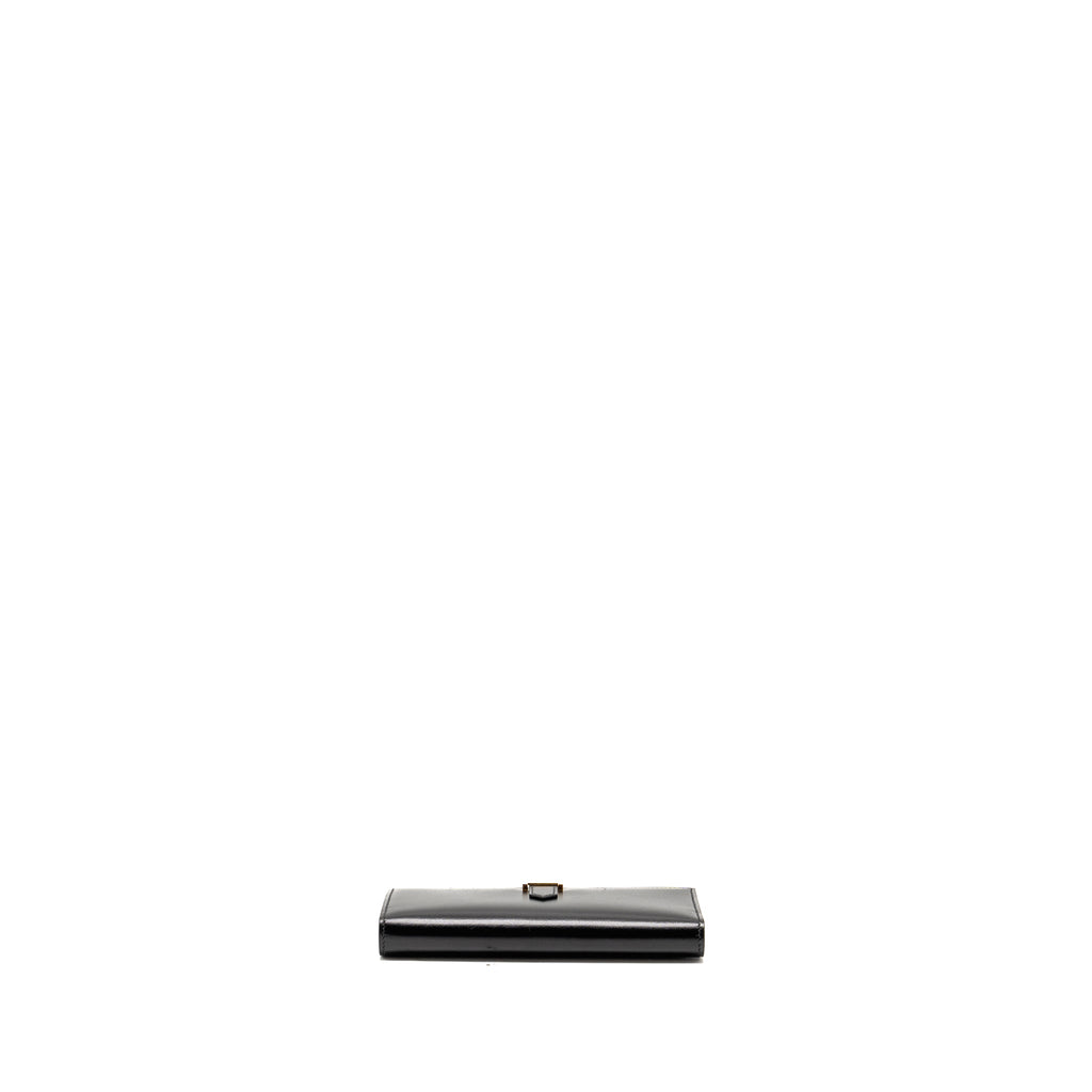 HERMES BEARN WALLET BOX BLACK GHW