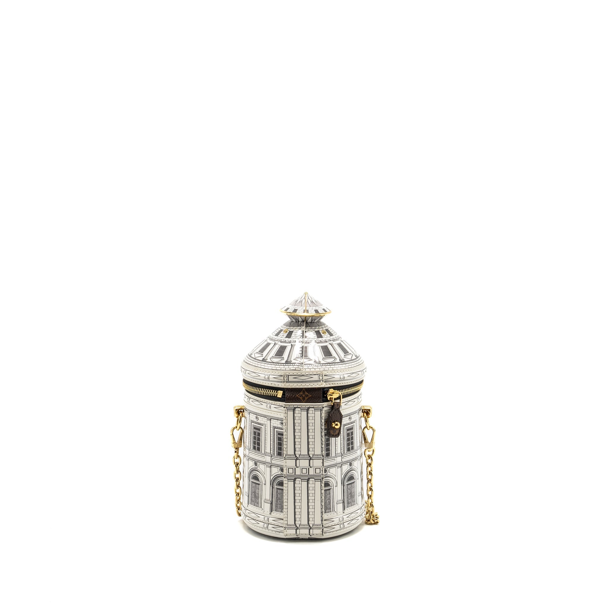 LOUIS VUITTON X FORNASETTI CANNES 2021 LIMITED EDITION CALFSKIN/MONOGRAM CANVAS GHW