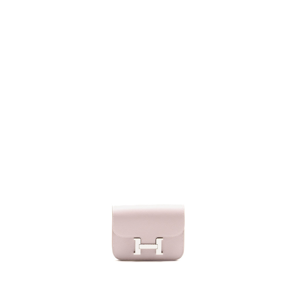 HERMES CONSTANCE SLIM EVERCOLOR MAUVE PALE SHW