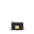 GUCCI SMALL PADLOCK CHAIN BAG CALFSKIN BLACK GHW