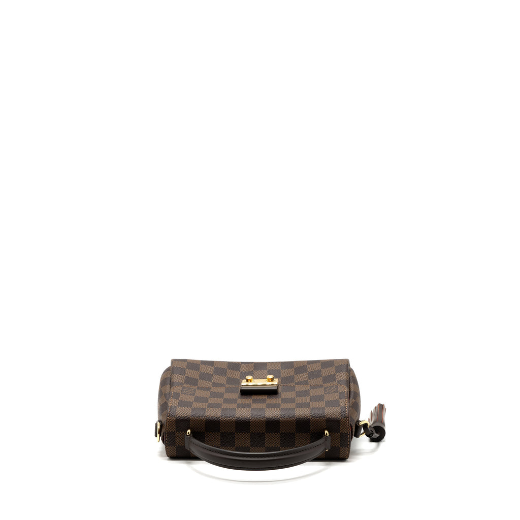 LOUIS VUITTON CROISETTE DAMIER EBENE CANVAS GHW