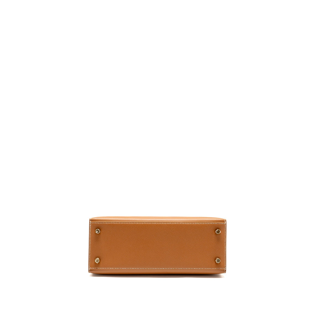 HERMES KELLY 25 EPSOM GOLD GHW