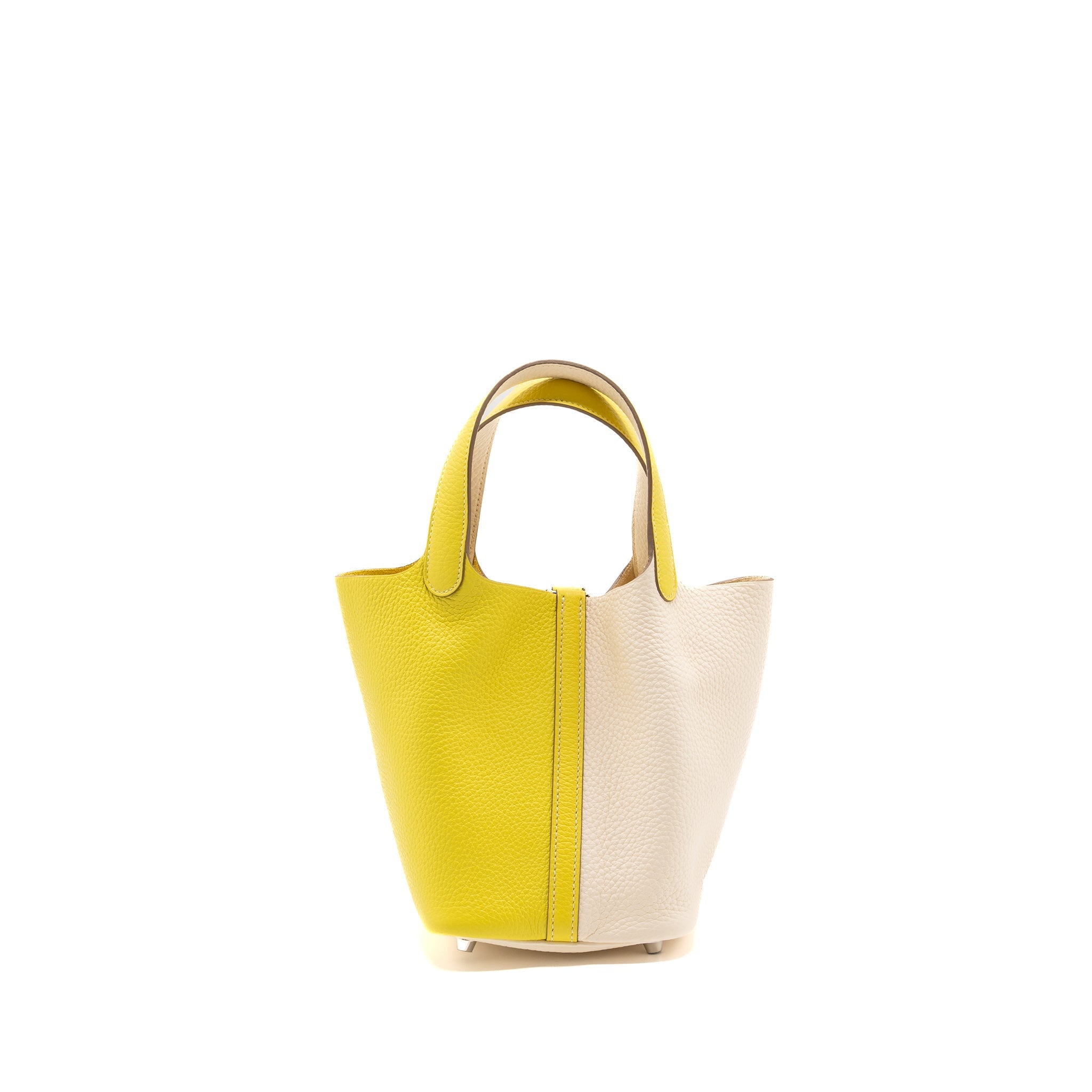 HERMES PICOTIN 18 CLEMENCE LIME/NATA SHW