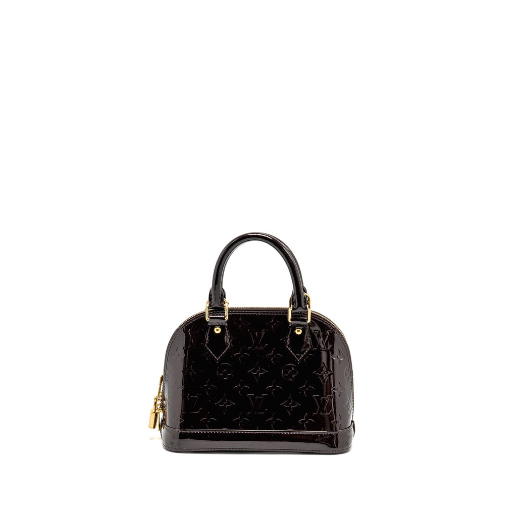 LOUIS VUITTON ALMA BB PATENT AMATANTE GHW
