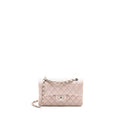 CHANEL SMALL CLASSIC DOUBLE FLAP BAG LAMBSKIN LIGHT PURPLE SHW (MICROCHIP)