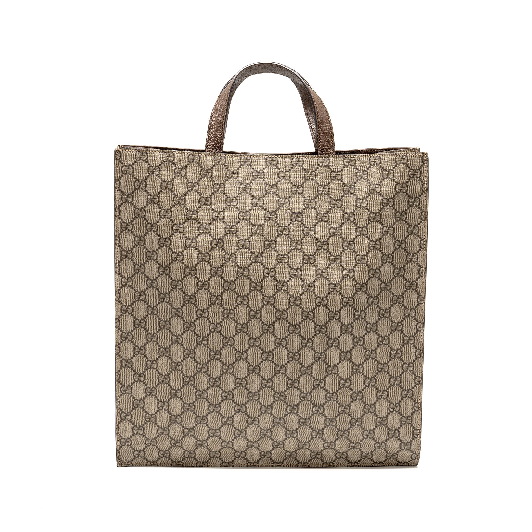 GUCCI SOFT TOTE BAG GG SUPREME CANVAS GHW