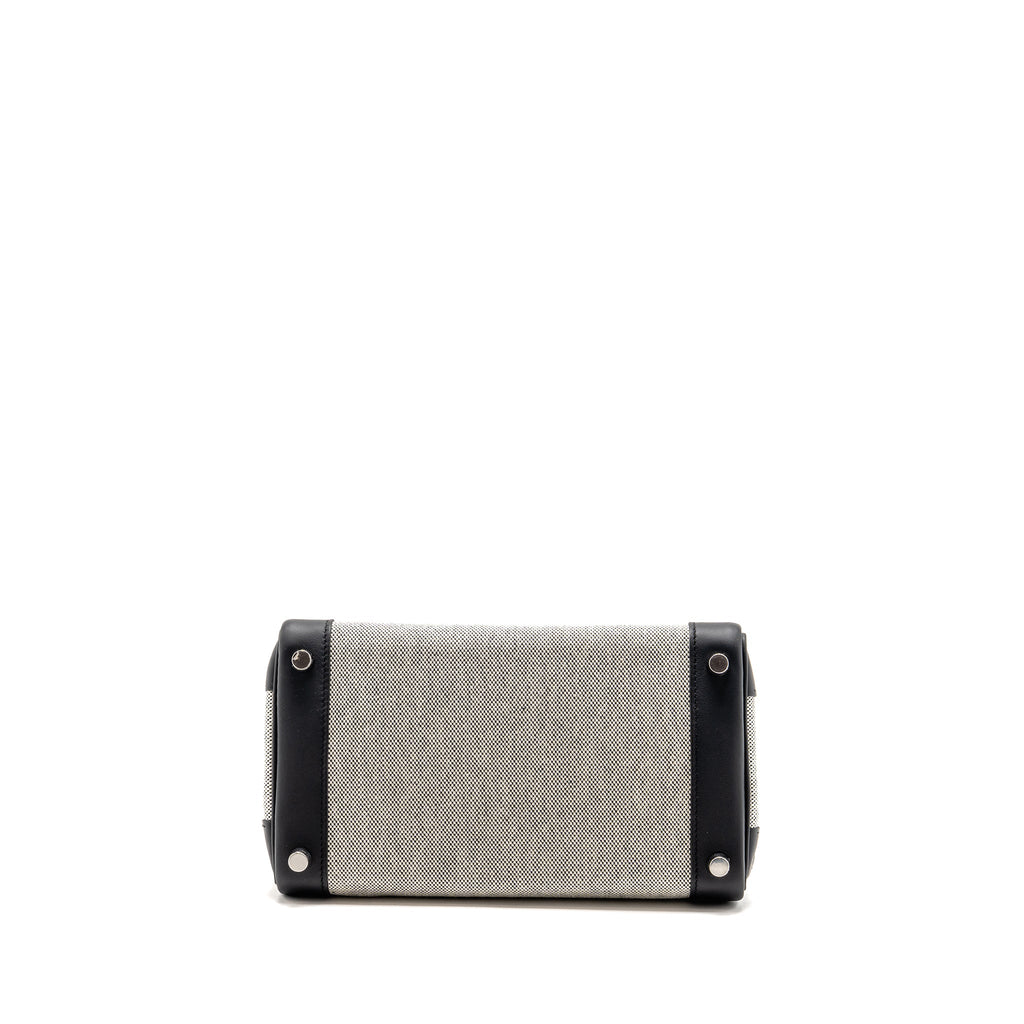 HERMES BIRKIN 25 TOILE SWIFT / CANVAS BLACK SHW