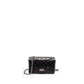 CHANEL MINI 2.55 REISSUE FLAP BAG AGED CALFSKIN BLACK RUTHENIUM HARDWARE
