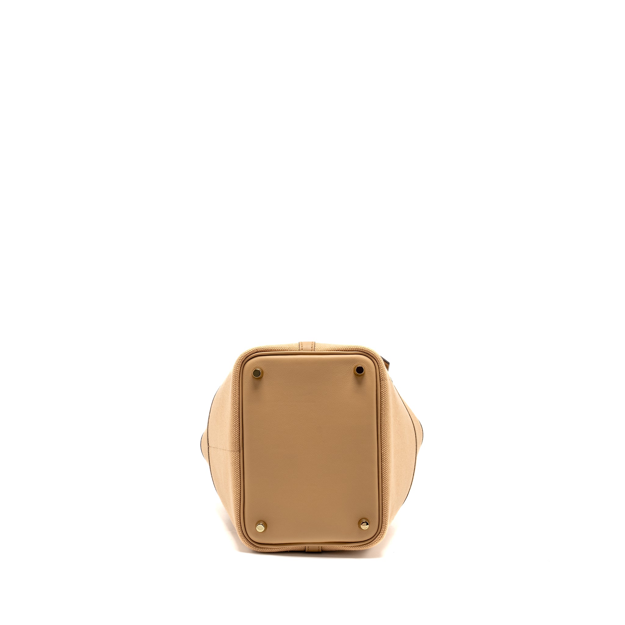 HERMES CARGO PICOTIN 18 LOCK BAG CANVAS/SWIFT CHAI GHW