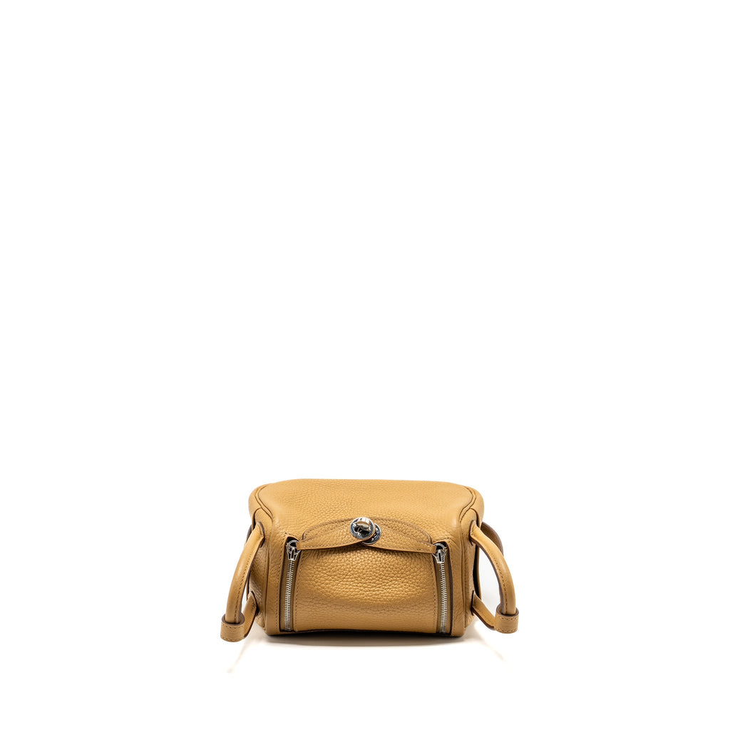 HERMES MINI LINDY CLEMENCE 4B BISCUIT SHW