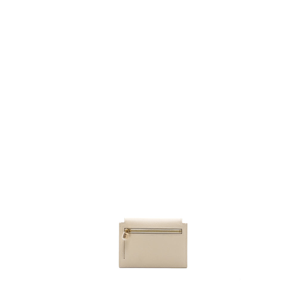 HERMES KELLY POCKET COMPACT WALLET EPSOM CRAIE GHW