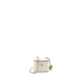 CHANEL PEARL CRUSH MINI VANITY WITH CHAIN LAMBSKIN WHITE LGHW (MICROCHIP)