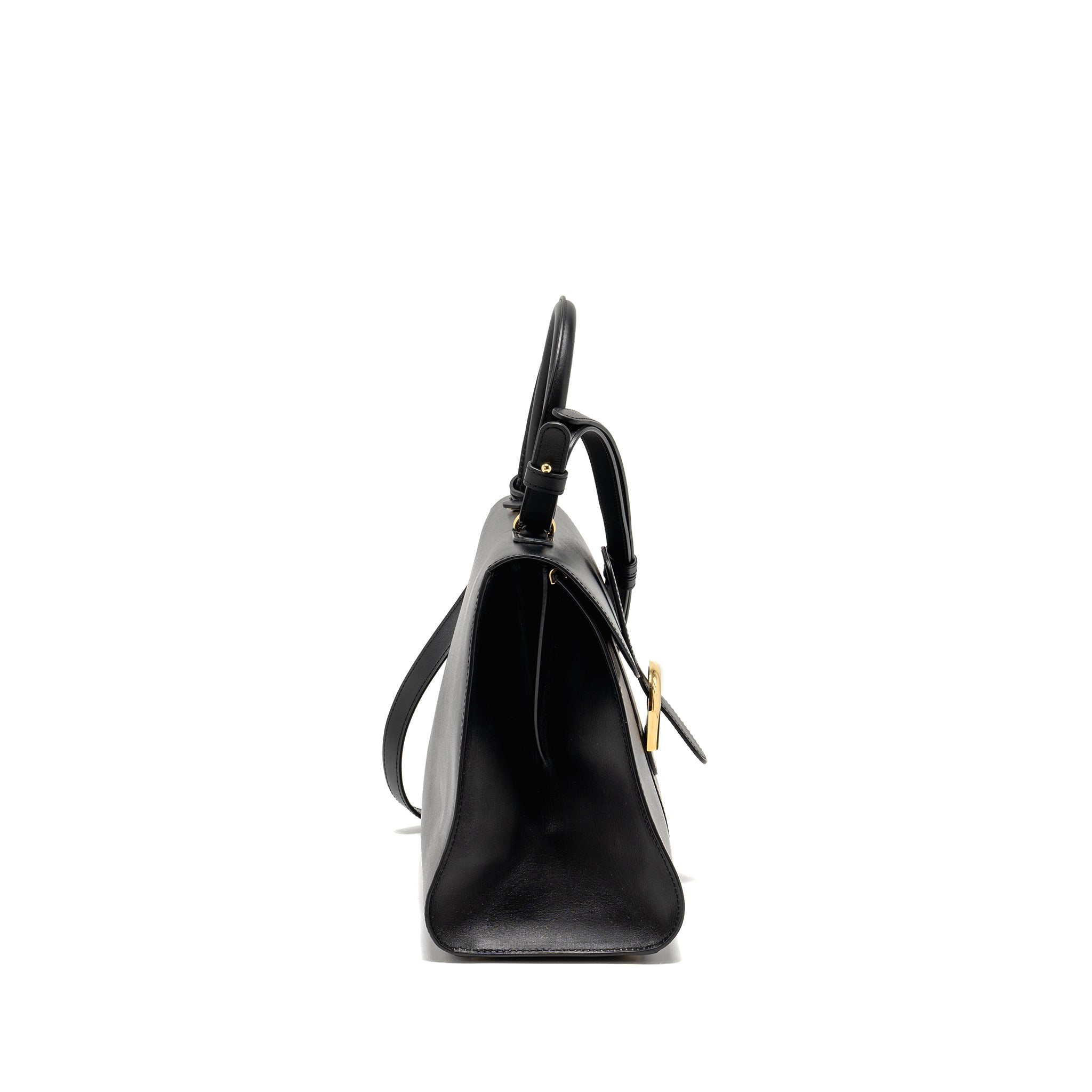 DELVAUX BRILLIANT MM CALFSKIN BLACK GHW