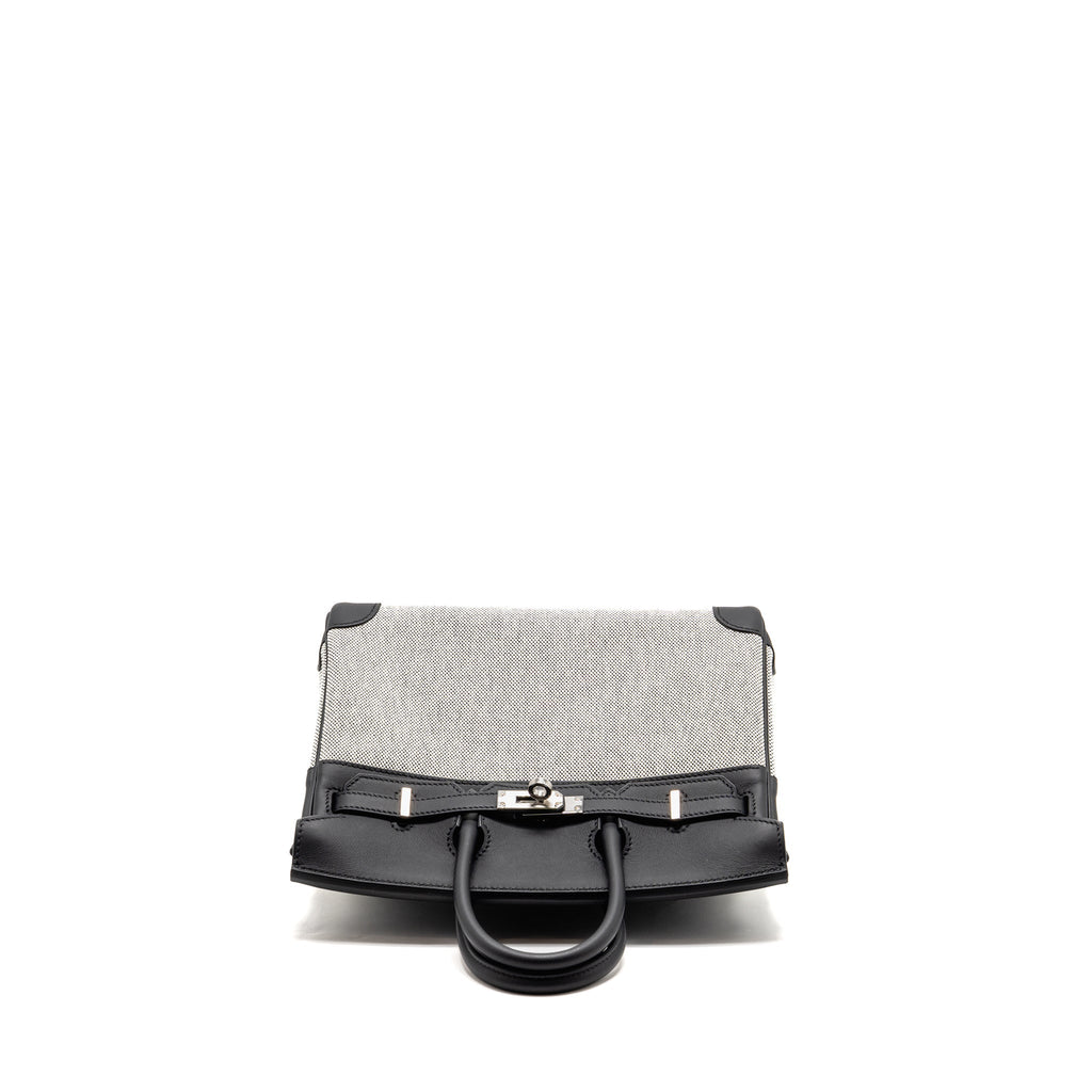 HERMES BIRKIN 25 TOILE SWIFT / CANVAS BLACK SHW