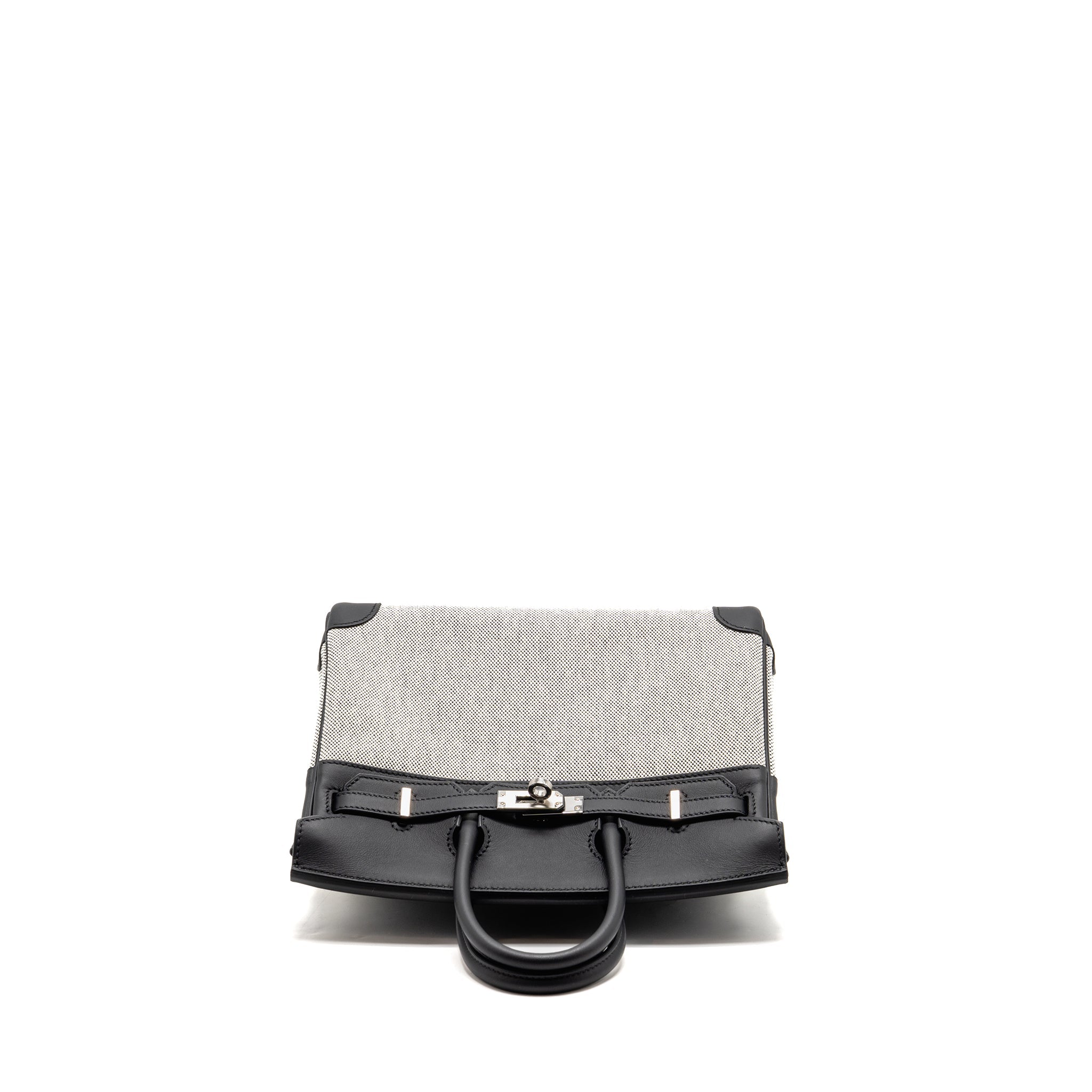 HERMES BIRKIN 25 TOILE SWIFT / CANVAS BLACK SHW