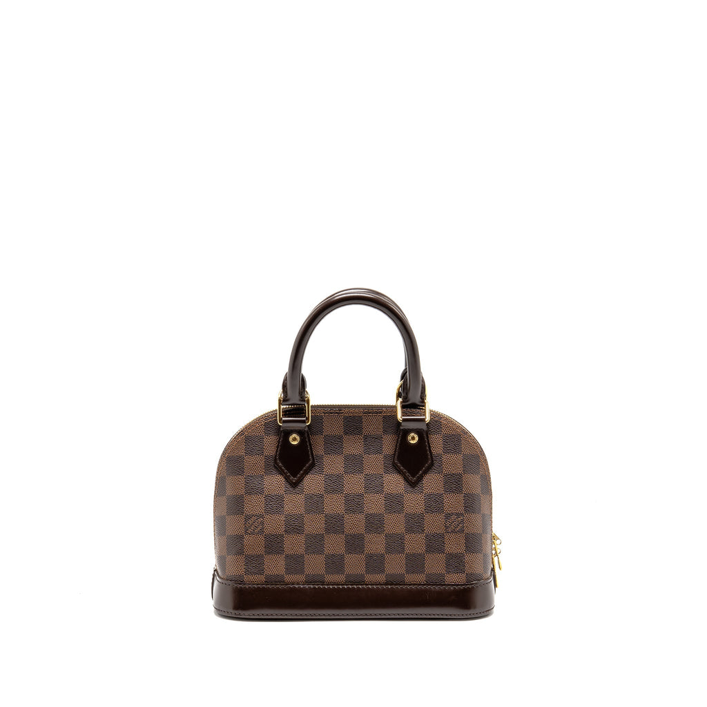 LOUIS VUITTON ALMA BB DAMIER EBENE GHW