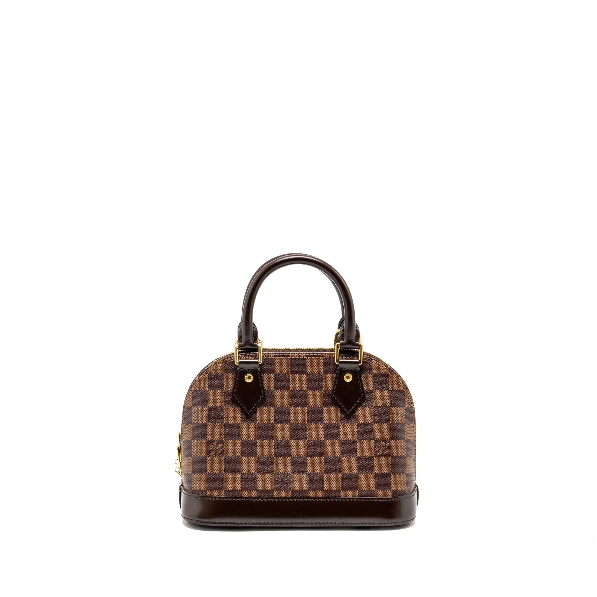 LOUIS VUITTON ALMA BB DAMIER EBENE CANVAS GHW