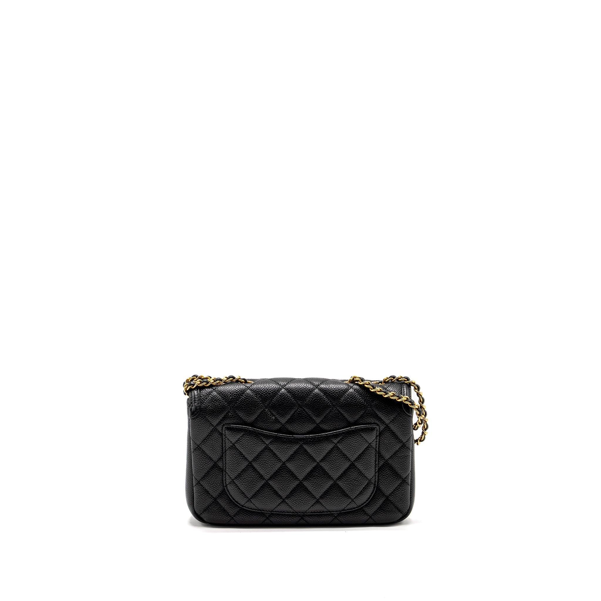 CHANEL FILIGREE FLAP BAG CAVIAR BLACK GHW