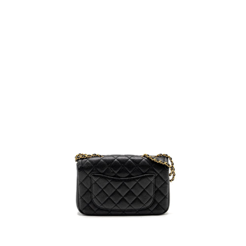 CHANEL FILIGREE FLAP BAG CAVIAR BLACK GHW