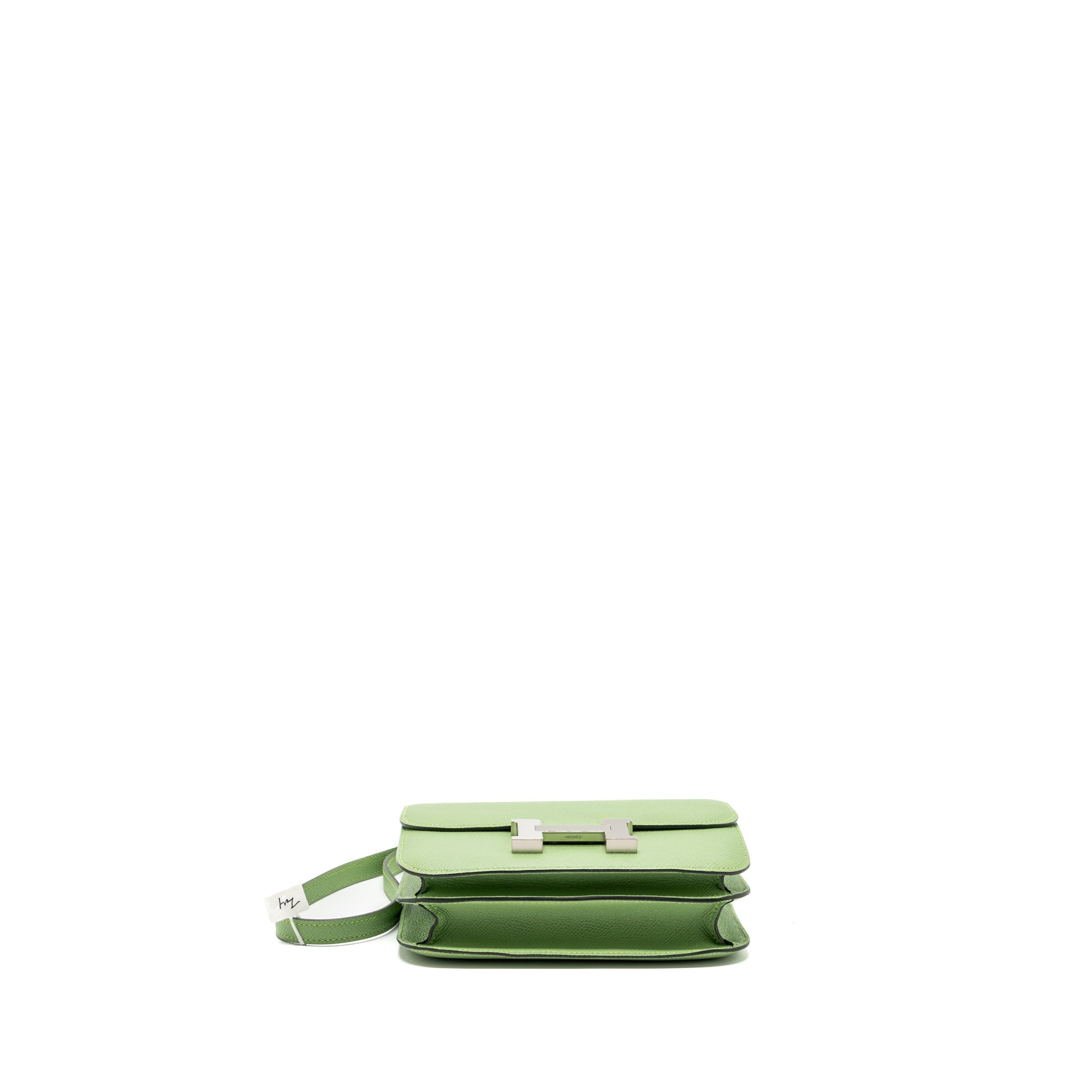 HERMES MINI CONSTANCE EPSOM VERT CRIQUET SHW