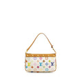 LOUIS VUITTON POCHETTE ACCESSORIES CANVAS WHITE MULTICOLOUR GHW