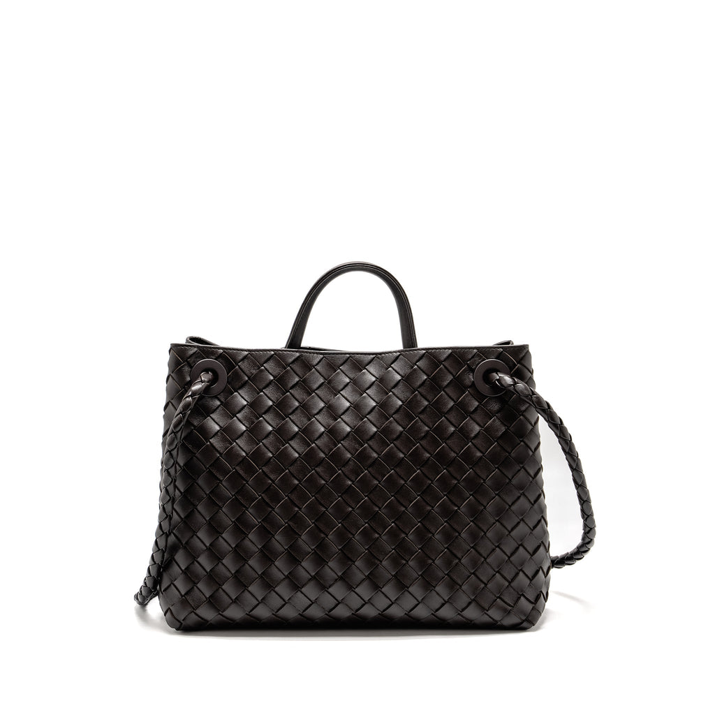 BOTTEGA VENETA MEDIUM ANDIAMO LAMBSKIN FONDANT GHW