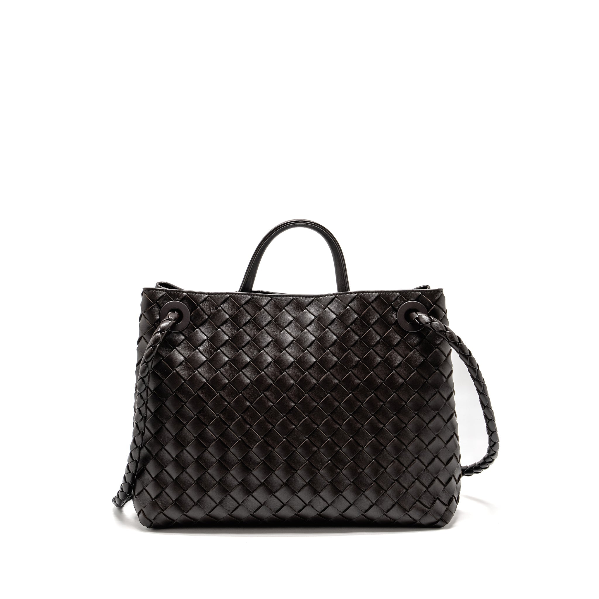 BOTTEGA VENETA MEDIUM ANDIAMO LAMBSKIN FONDANT GHW
