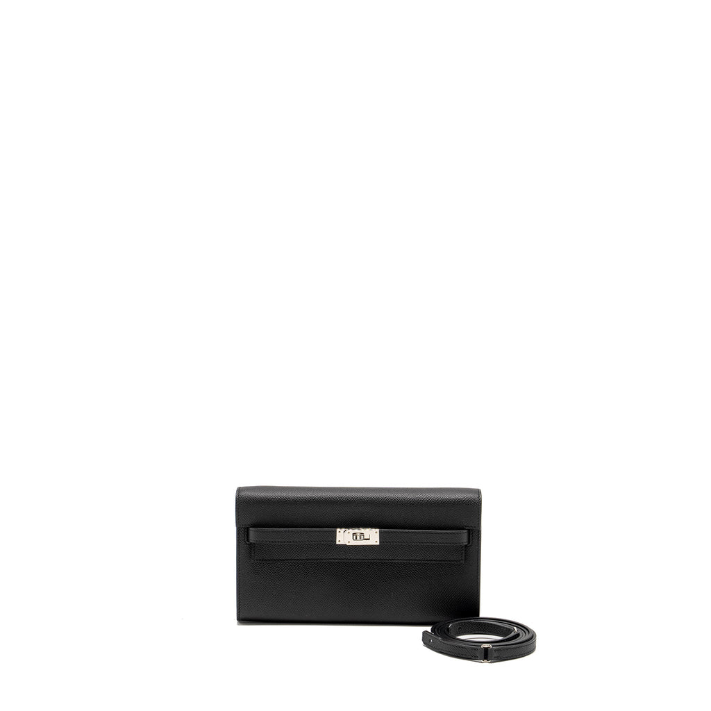 HERMES CLASSIC KELLY TO GO EPSOM BLACK SHW