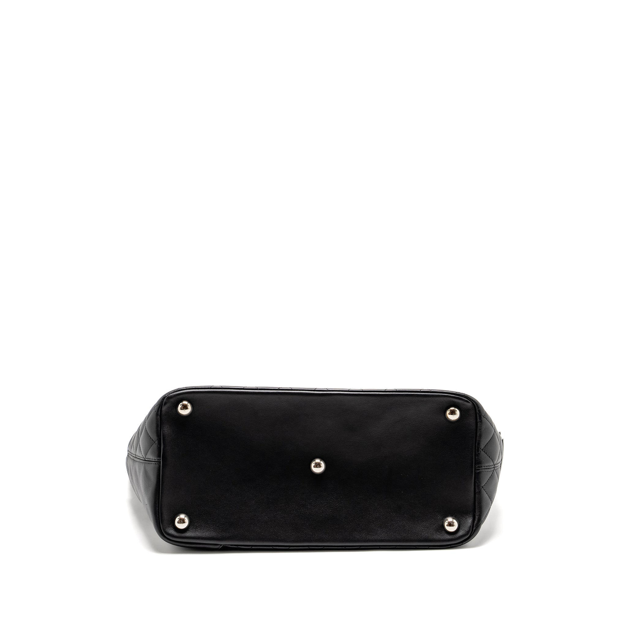 CHANEL CAMBON LIGNE TOTE BAG CALFSKIN BLACK SHW