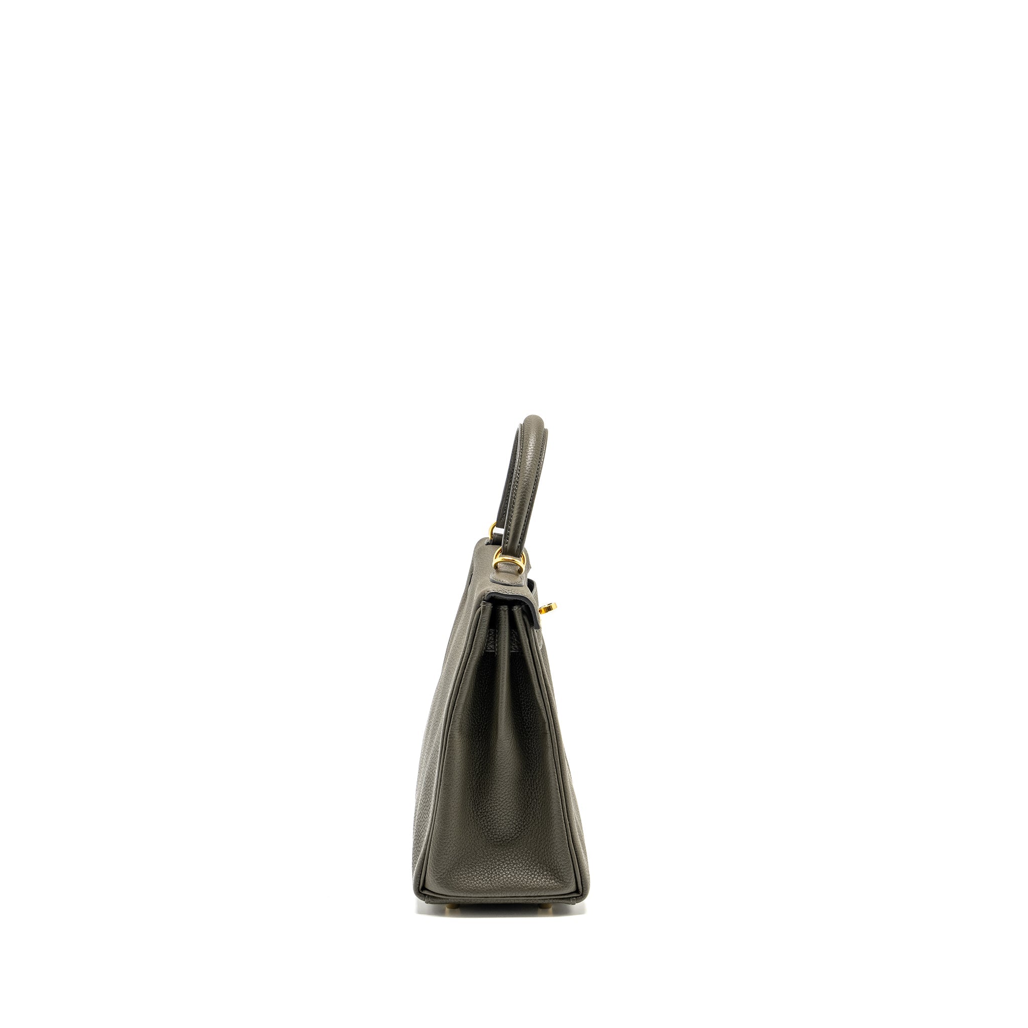 HERMES KELLY 25 TOGO C6 VERT DE GRIS GHW
