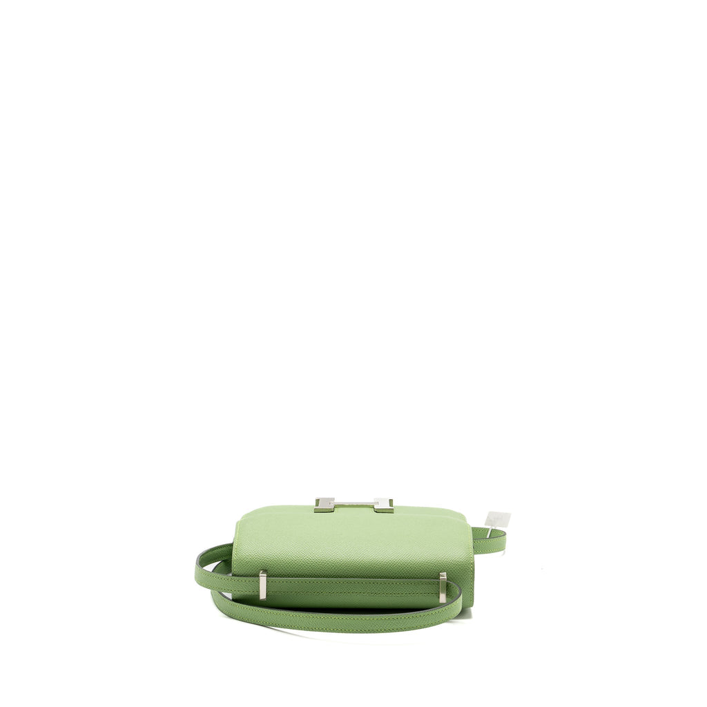 HERMES MINI CONSTANCE EPSOM VERT CRIQUET SHW