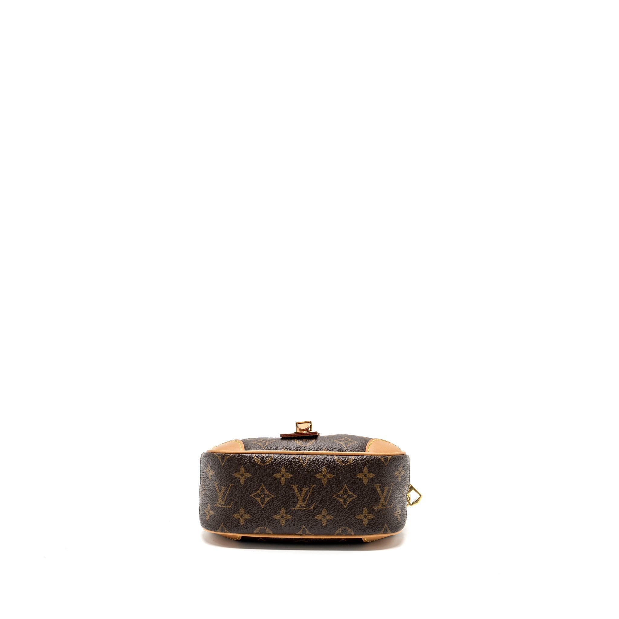 LOUIS VUITTON MINI DEAUVILLE SHOULDER BAG MONOGRAM CANVAS GHW