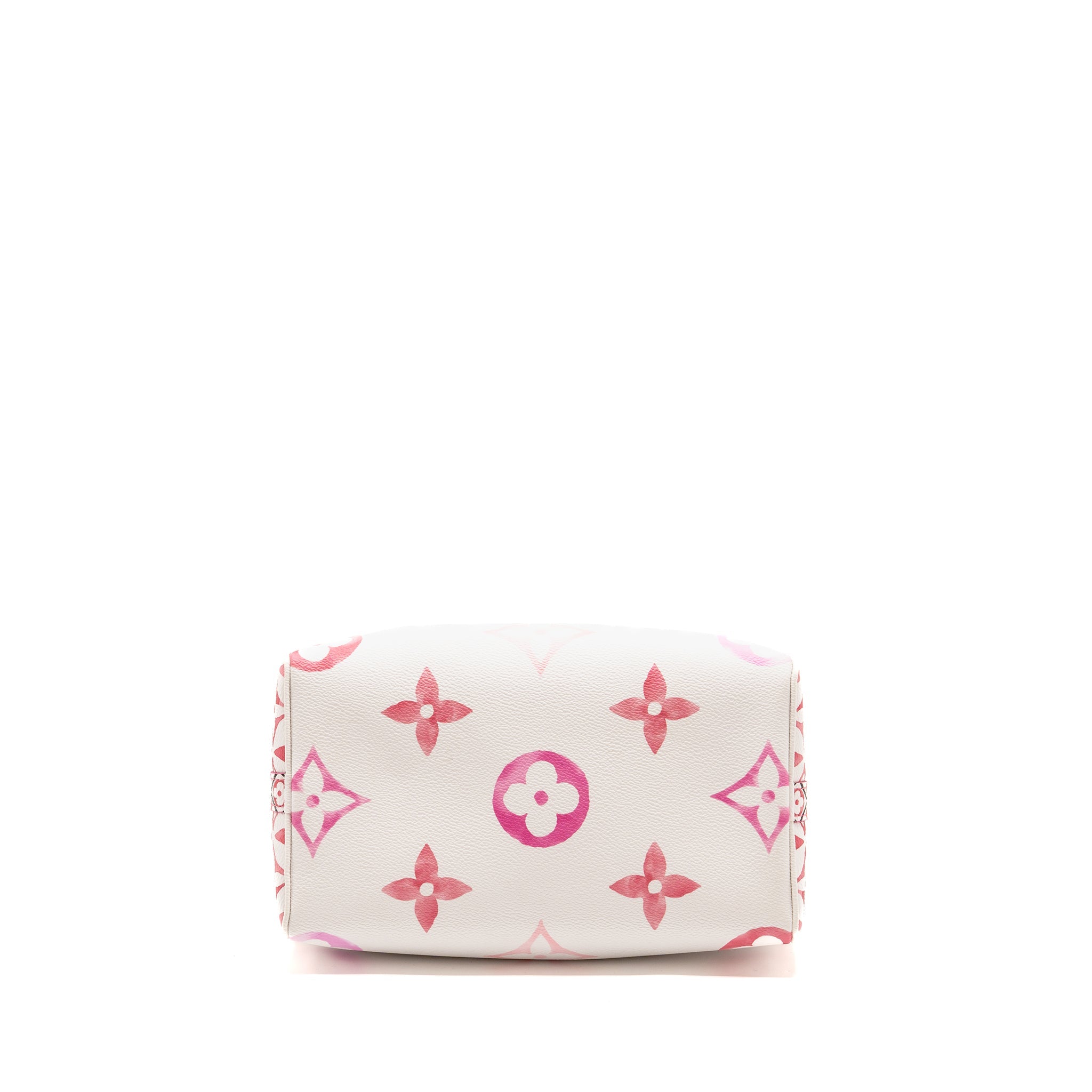 LOUIS VUITTON BY THE POOL SPEEDY BANDOULIERE 25 GIANT MONOGRAM CANVAS PINK/WHITE GHW