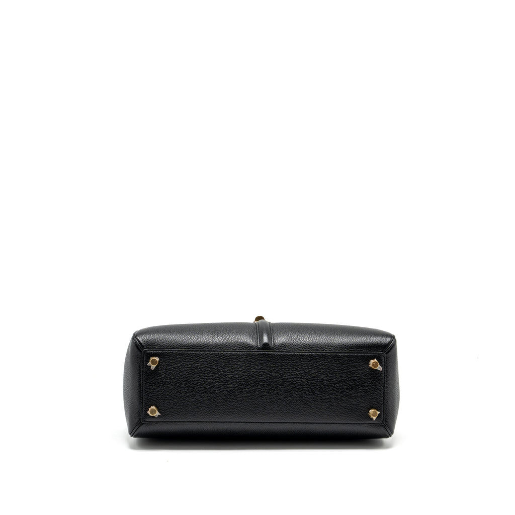 CELINE 16 BAG GRAINED CALFSKIN BLACK GHW