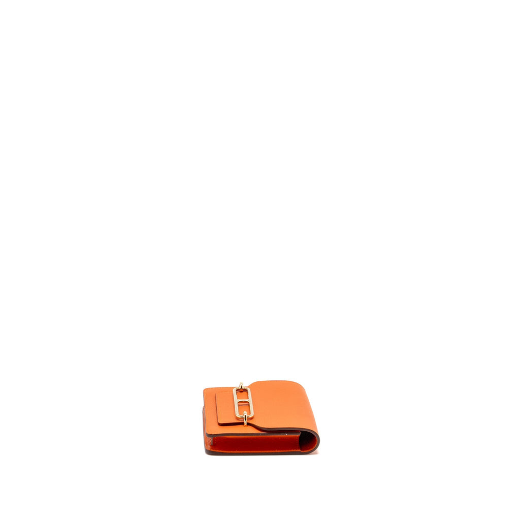 HERMES ROULIS SLIM EVERCOLOR ORANGE GHW