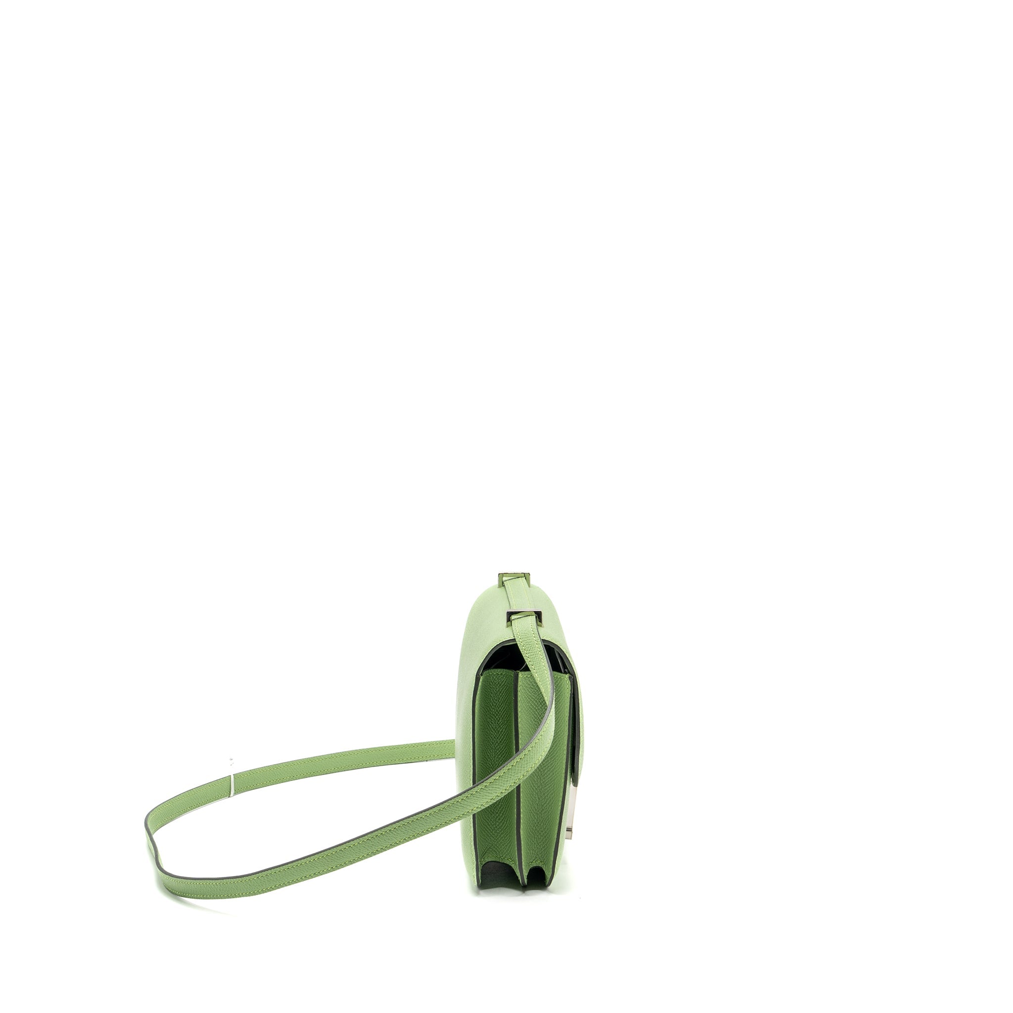 HERMES MINI CONSTANCE EPSOM VERT CRIQUET SHW